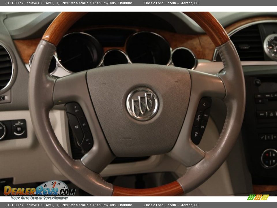 2011 Buick Enclave CXL AWD Quicksilver Metallic / Titanium/Dark Titanium Photo #5