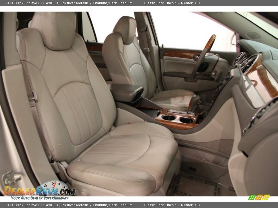 2011 Buick Enclave CXL AWD Quicksilver Metallic / Titanium/Dark Titanium Photo #9