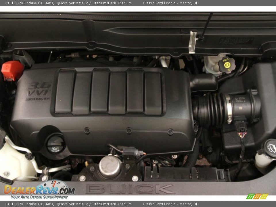 2011 Buick Enclave CXL AWD Quicksilver Metallic / Titanium/Dark Titanium Photo #13
