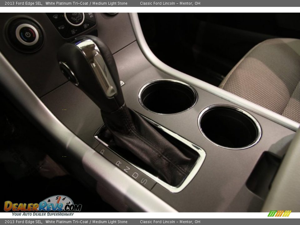 2013 Ford Edge SEL White Platinum Tri-Coat / Medium Light Stone Photo #10