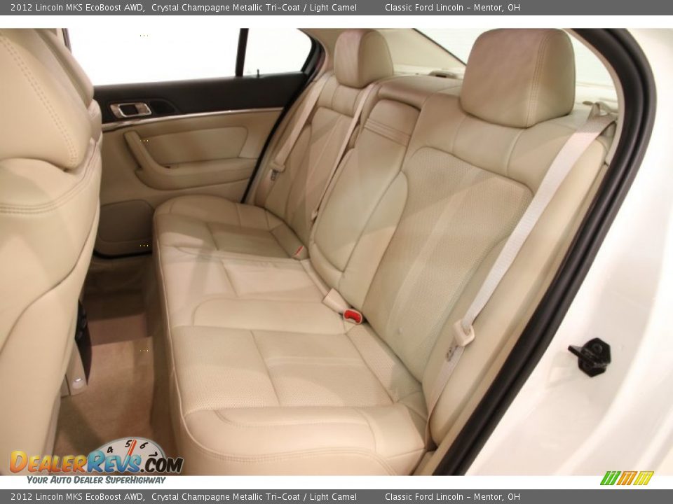 Rear Seat of 2012 Lincoln MKS EcoBoost AWD Photo #15