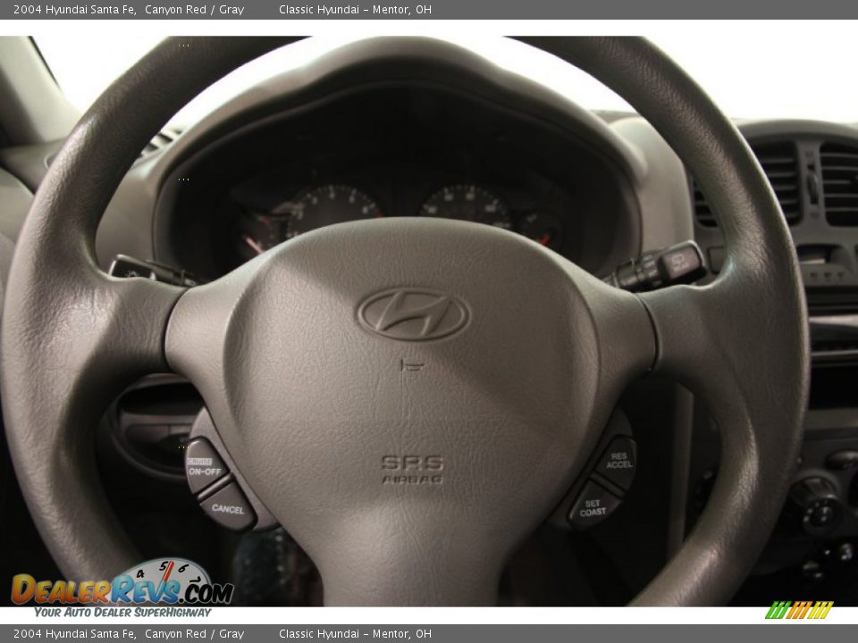 2004 Hyundai Santa Fe  Steering Wheel Photo #6