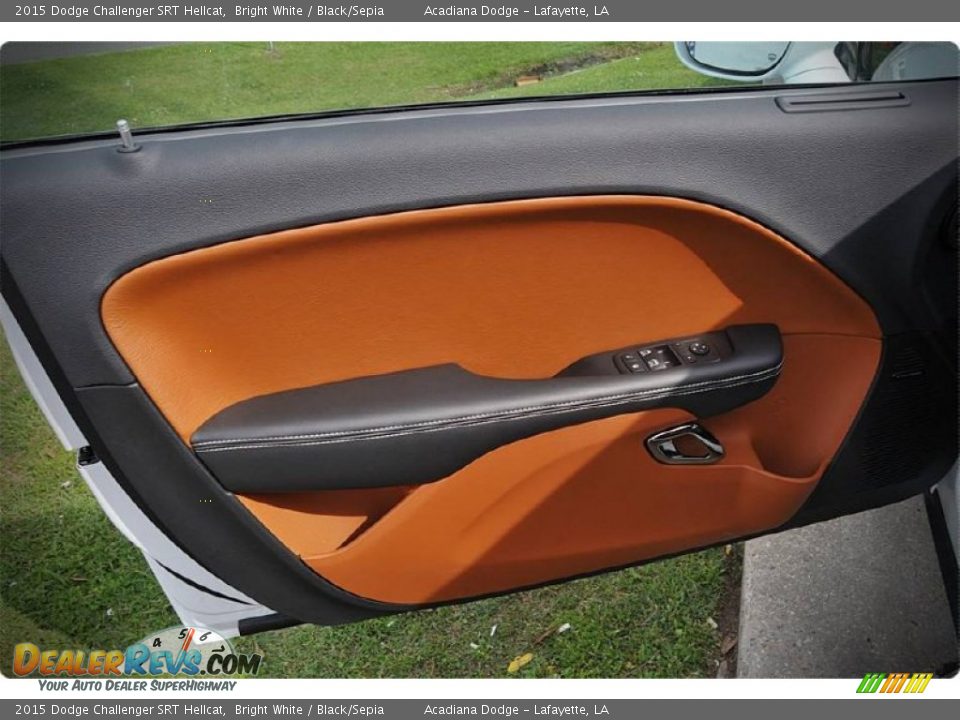 Door Panel of 2015 Dodge Challenger SRT Hellcat Photo #10