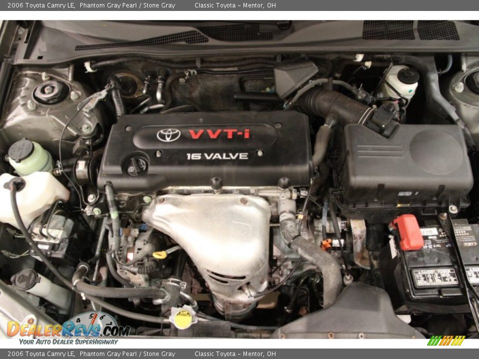 2006 Toyota Camry LE Phantom Gray Pearl / Stone Gray Photo #15