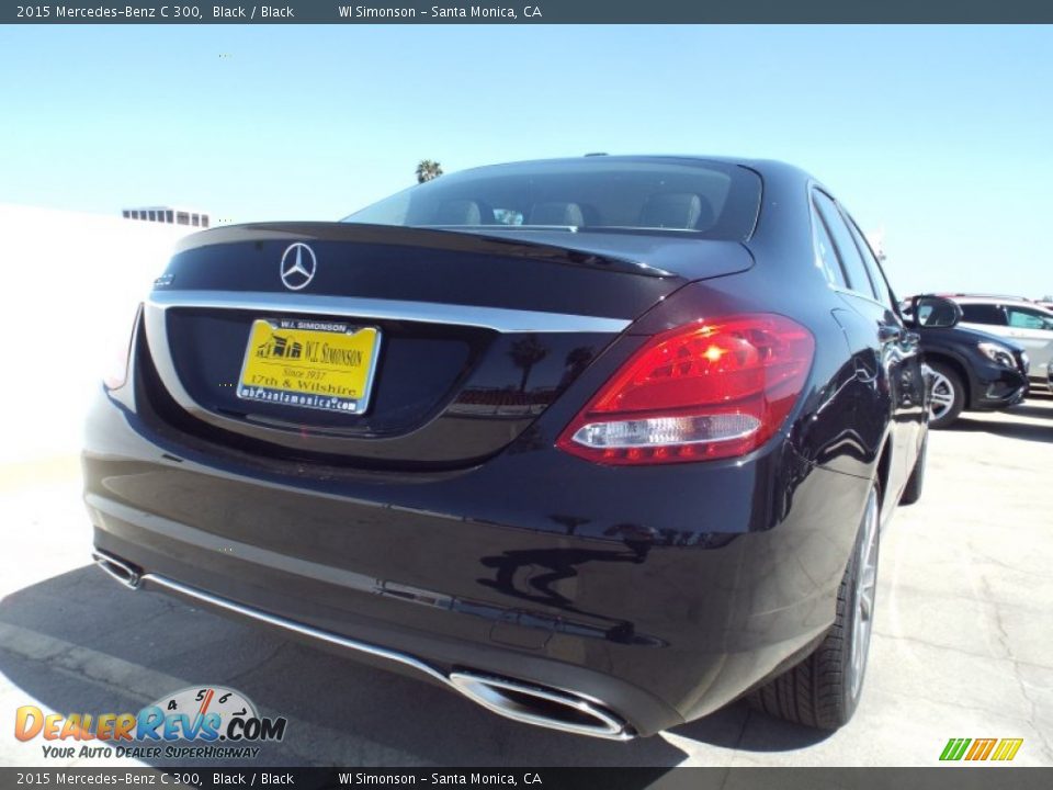 2015 Mercedes-Benz C 300 Black / Black Photo #4