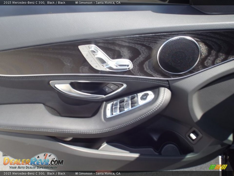 2015 Mercedes-Benz C 300 Black / Black Photo #6