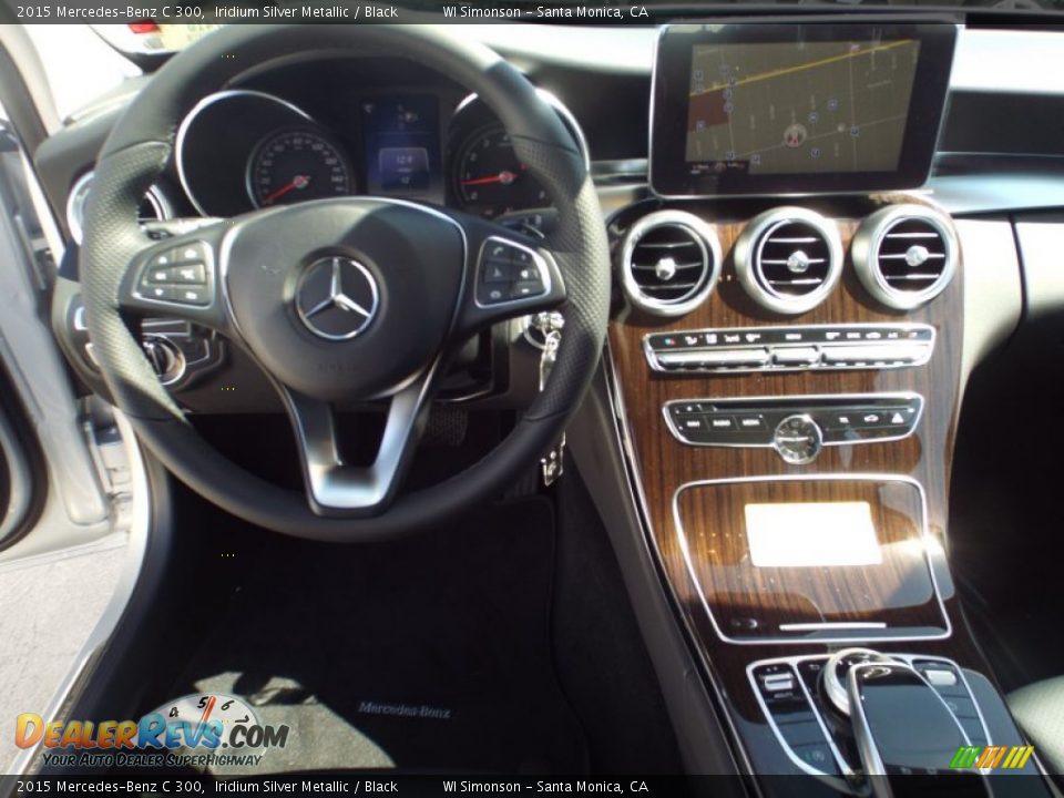 2015 Mercedes-Benz C 300 Iridium Silver Metallic / Black Photo #9