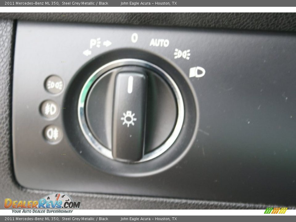 2011 Mercedes-Benz ML 350 Steel Grey Metallic / Black Photo #36
