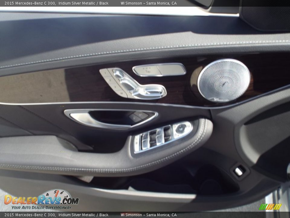 2015 Mercedes-Benz C 300 Iridium Silver Metallic / Black Photo #6