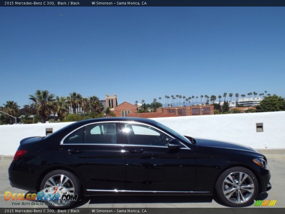 2015 Mercedes-Benz C 300 Black / Black Photo #3