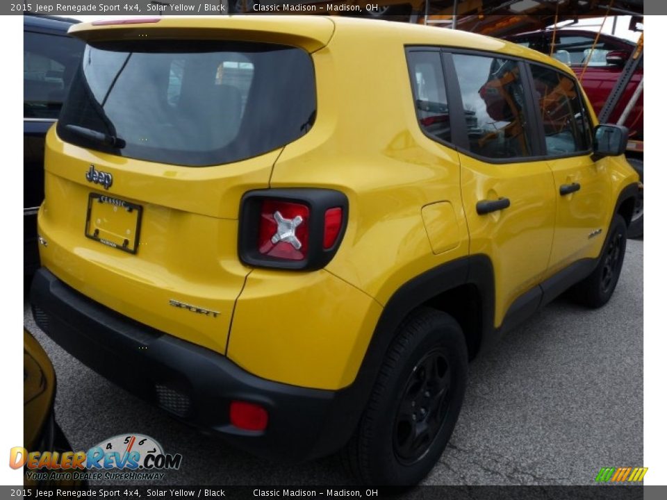 2015 Jeep Renegade Sport 4x4 Solar Yellow / Black Photo #2