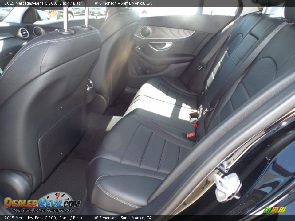2015 Mercedes-Benz C 300 Black / Black Photo #8