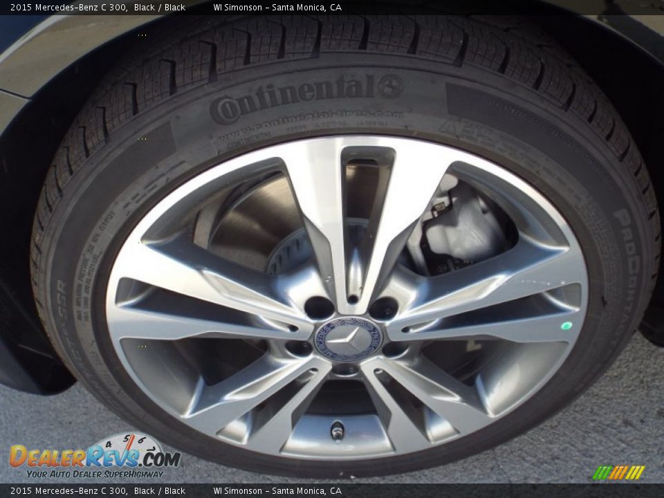 2015 Mercedes-Benz C 300 Black / Black Photo #10