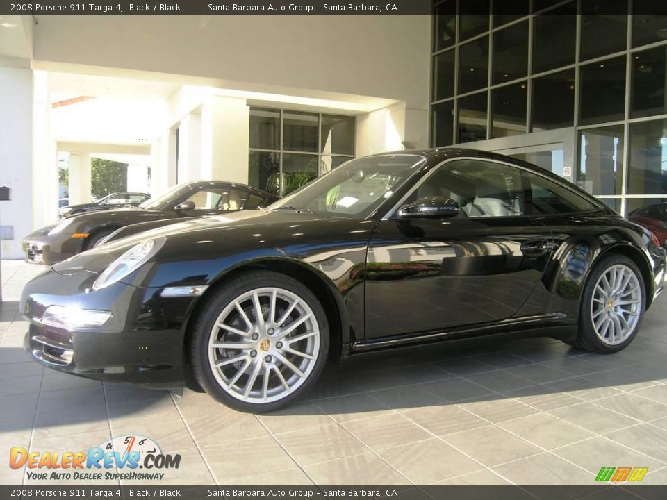 2008 Porsche 911 Targa 4 Black / Black Photo #2