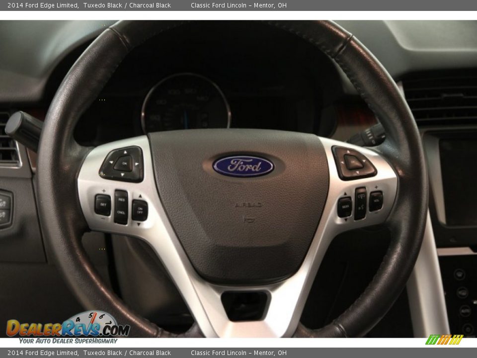 2014 Ford Edge Limited Steering Wheel Photo #6