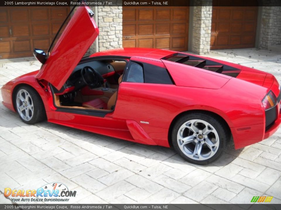 2005 Lamborghini Murcielago Coupe Rosso Andromeda / Tan Photo #1