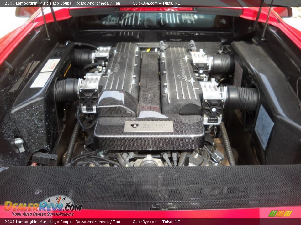 2005 Lamborghini Murcielago Coupe 6.2 Liter DOHC 48-Valve VVT V12 Engine Photo #9