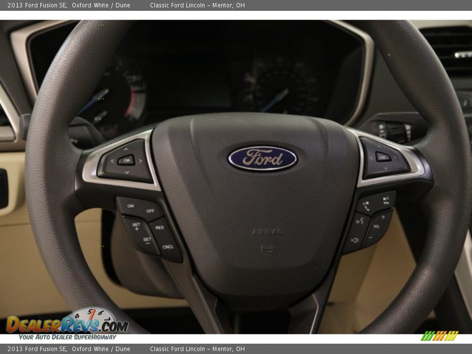 2013 Ford Fusion SE Oxford White / Dune Photo #6