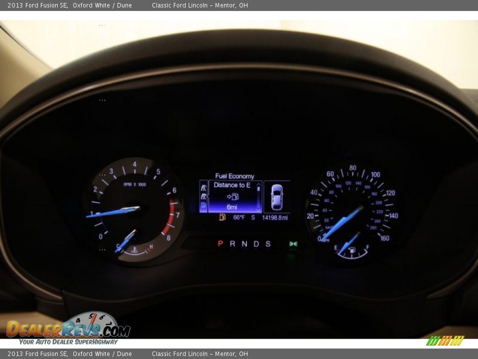 2013 Ford Fusion SE Oxford White / Dune Photo #7