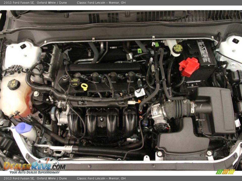 2013 Ford Fusion SE Oxford White / Dune Photo #14