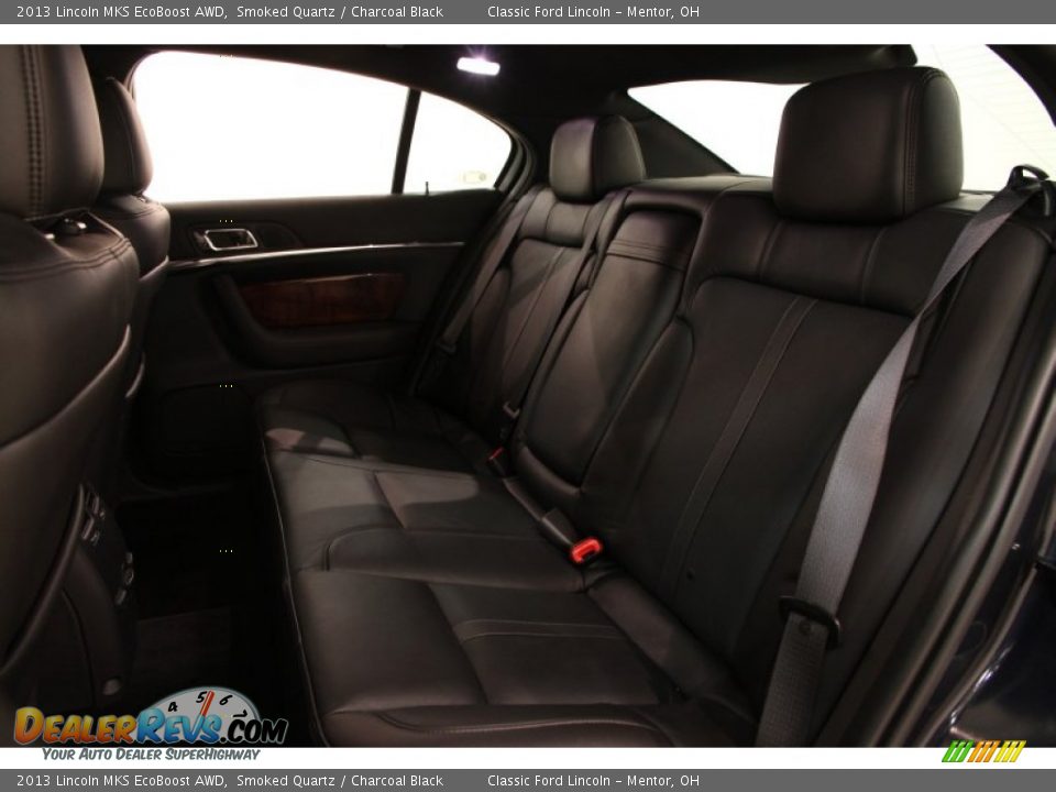 2013 Lincoln MKS EcoBoost AWD Smoked Quartz / Charcoal Black Photo #15