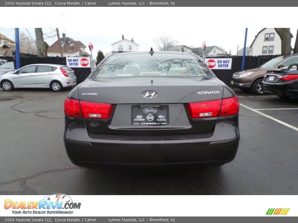 2009 Hyundai Sonata GLS Cocoa Metallic / Camel Photo #5