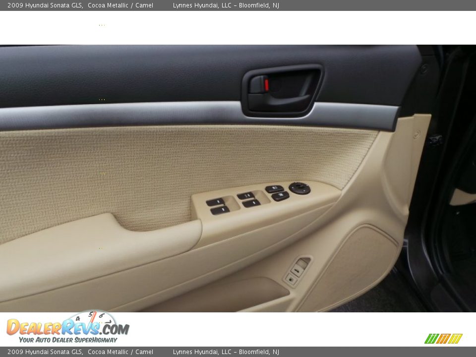 2009 Hyundai Sonata GLS Cocoa Metallic / Camel Photo #8