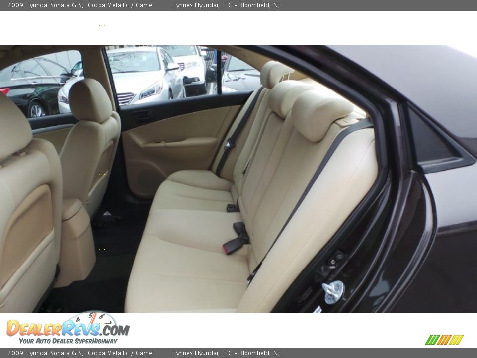 2009 Hyundai Sonata GLS Cocoa Metallic / Camel Photo #9