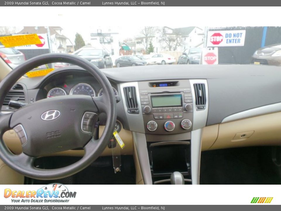 2009 Hyundai Sonata GLS Cocoa Metallic / Camel Photo #10