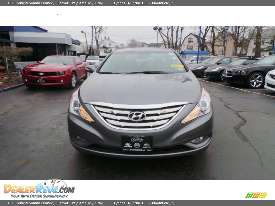 2013 Hyundai Sonata Limited Harbor Gray Metallic / Gray Photo #2