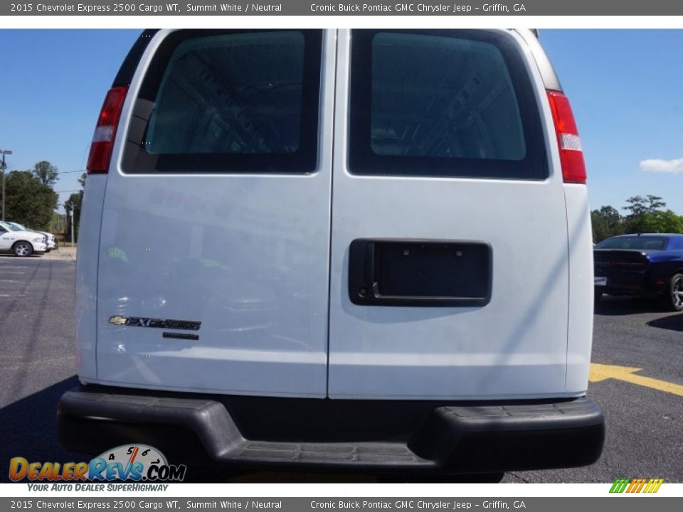 2015 Chevrolet Express 2500 Cargo WT Summit White / Neutral Photo #6