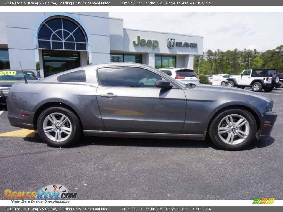 2014 Ford Mustang V6 Coupe Sterling Gray / Charcoal Black Photo #8