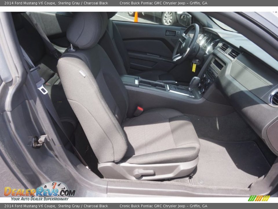 2014 Ford Mustang V6 Coupe Sterling Gray / Charcoal Black Photo #13