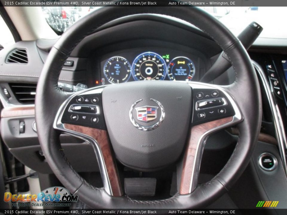 2015 Cadillac Escalade ESV Premium 4WD Steering Wheel Photo #19