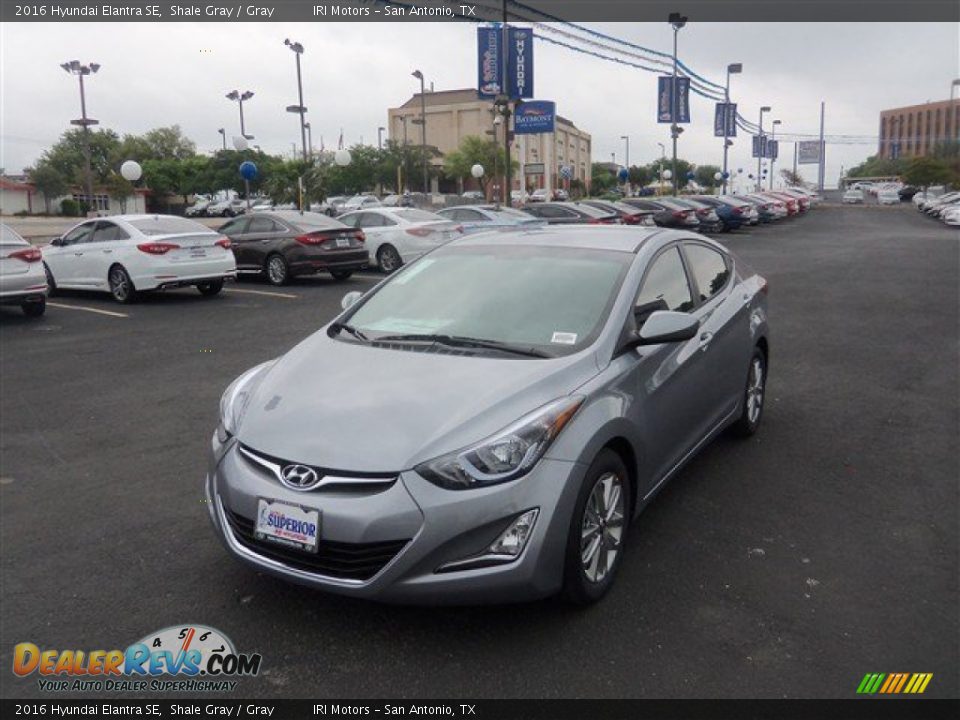 2016 Hyundai Elantra SE Shale Gray / Gray Photo #3