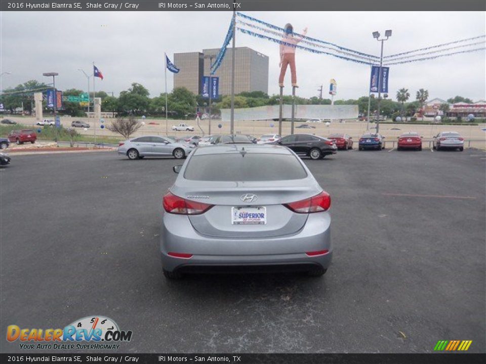 2016 Hyundai Elantra SE Shale Gray / Gray Photo #6
