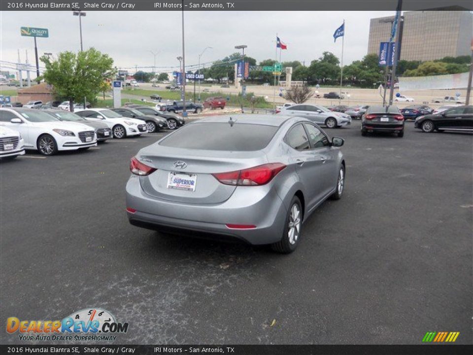 2016 Hyundai Elantra SE Shale Gray / Gray Photo #7