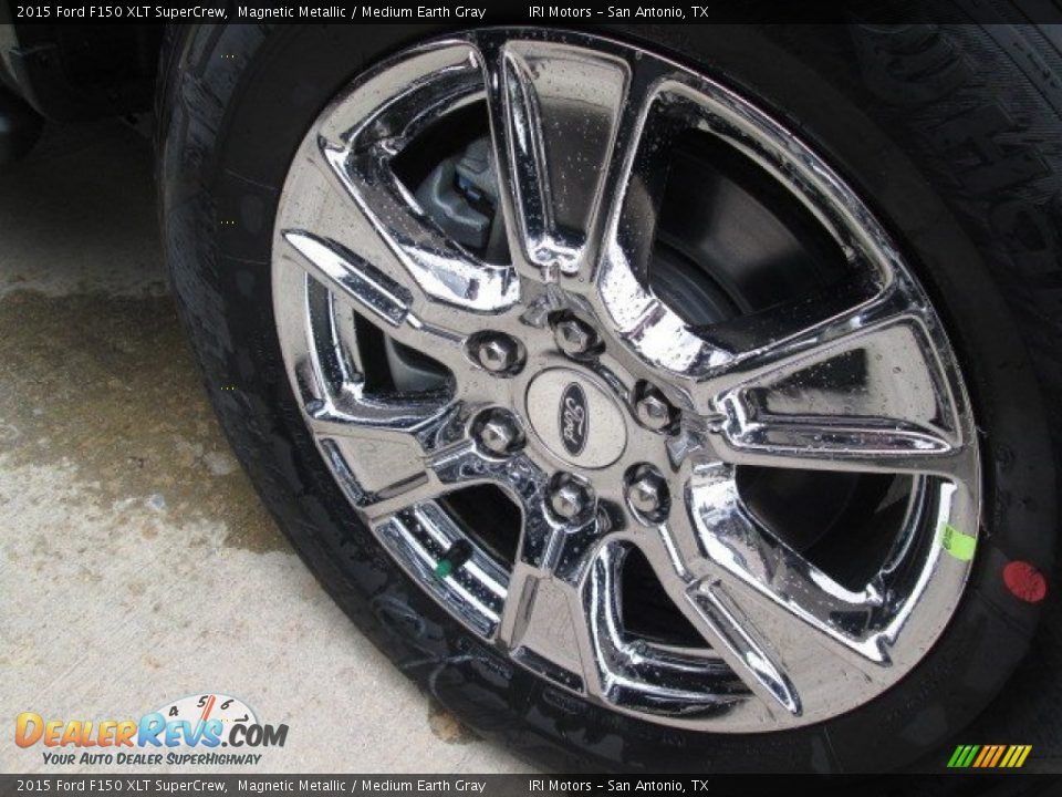2015 Ford F150 XLT SuperCrew Magnetic Metallic / Medium Earth Gray Photo #2