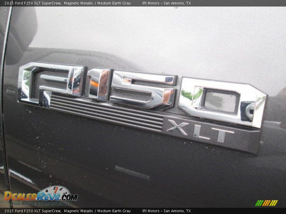 2015 Ford F150 XLT SuperCrew Magnetic Metallic / Medium Earth Gray Photo #3