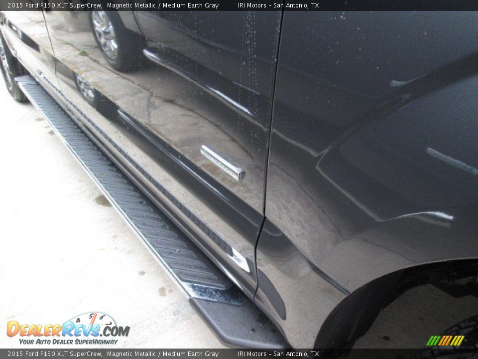 2015 Ford F150 XLT SuperCrew Magnetic Metallic / Medium Earth Gray Photo #4