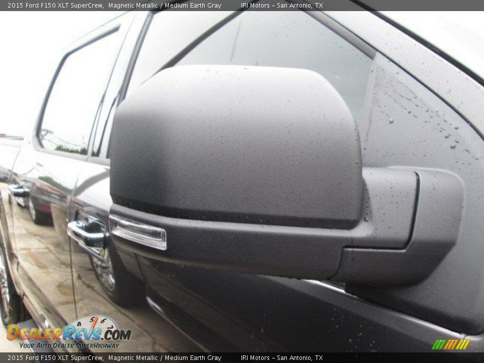 2015 Ford F150 XLT SuperCrew Magnetic Metallic / Medium Earth Gray Photo #5