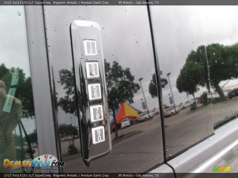 2015 Ford F150 XLT SuperCrew Magnetic Metallic / Medium Earth Gray Photo #9