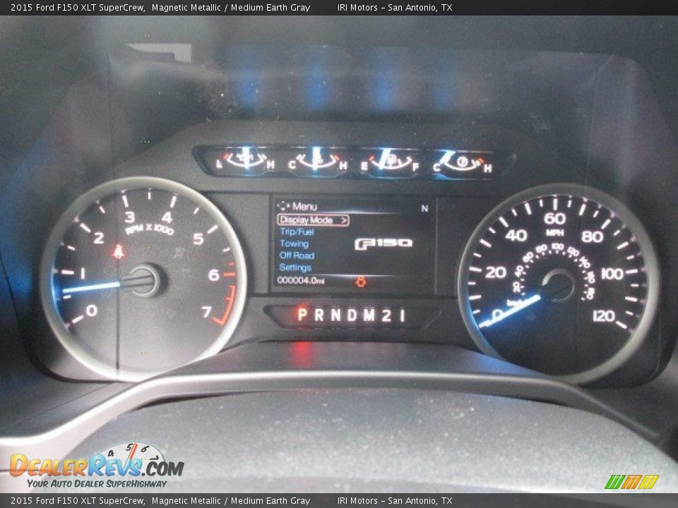 2015 Ford F150 XLT SuperCrew Magnetic Metallic / Medium Earth Gray Photo #19
