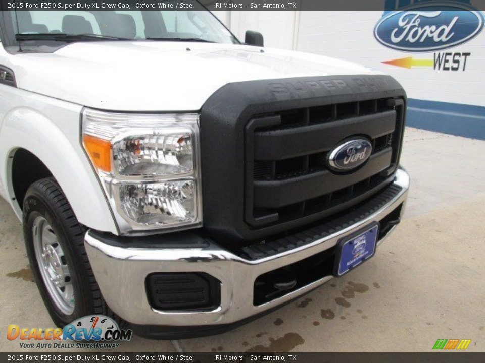 2015 Ford F250 Super Duty XL Crew Cab Oxford White / Steel Photo #3