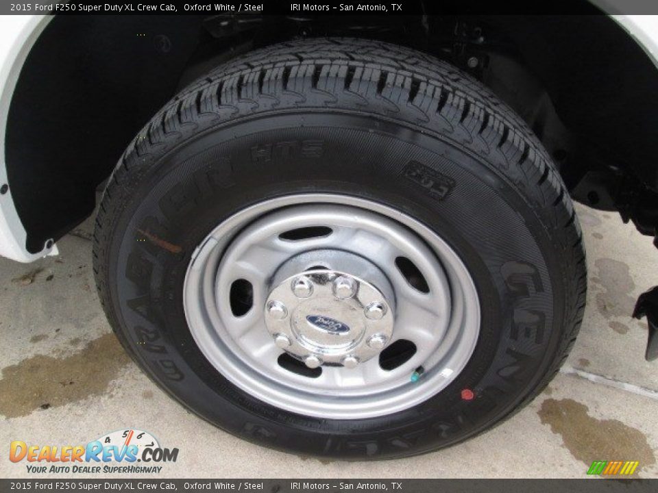 2015 Ford F250 Super Duty XL Crew Cab Oxford White / Steel Photo #4