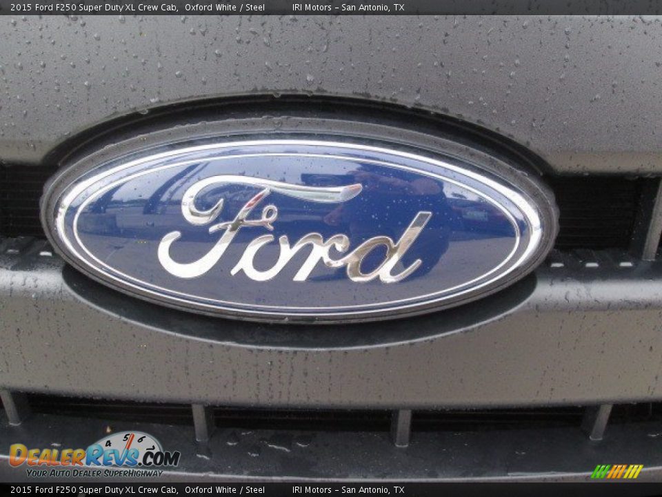 2015 Ford F250 Super Duty XL Crew Cab Oxford White / Steel Photo #8