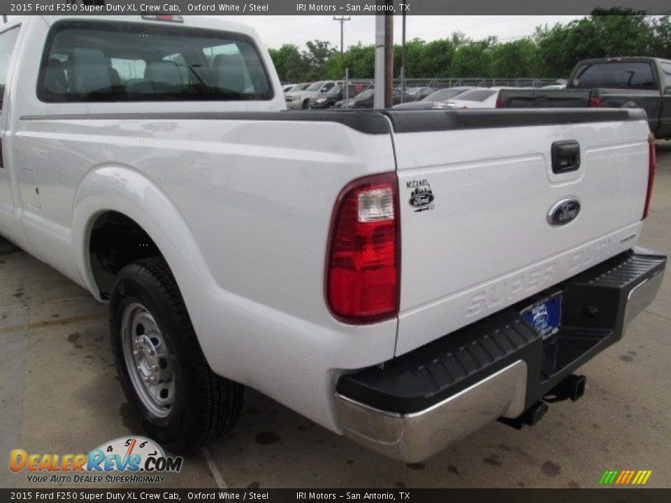 2015 Ford F250 Super Duty XL Crew Cab Oxford White / Steel Photo #13