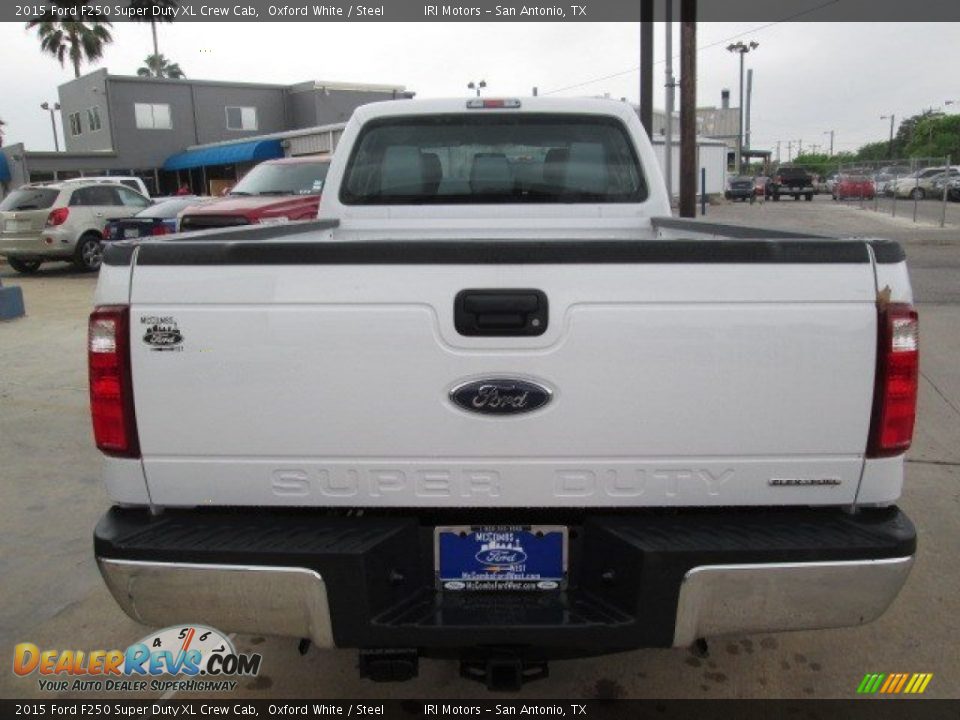 2015 Ford F250 Super Duty XL Crew Cab Oxford White / Steel Photo #14