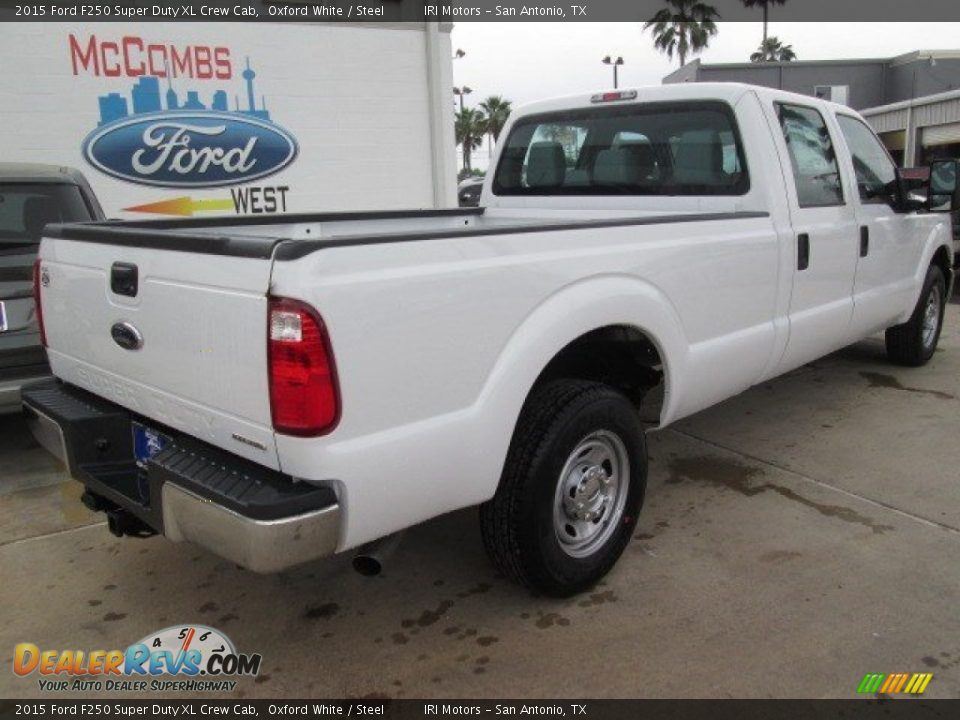 2015 Ford F250 Super Duty XL Crew Cab Oxford White / Steel Photo #15