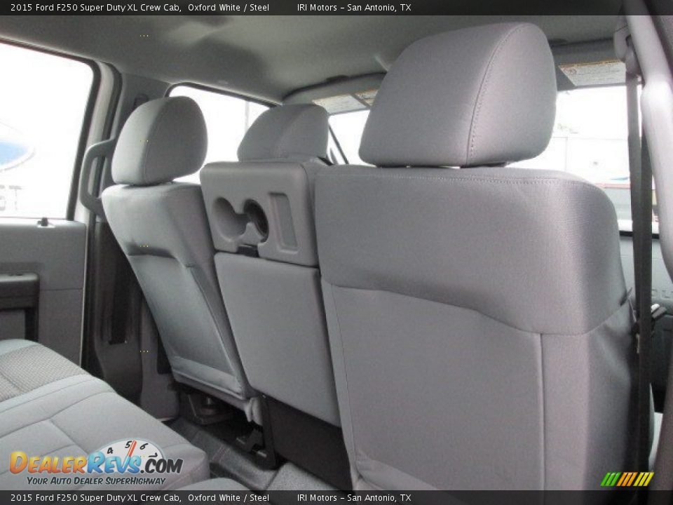 2015 Ford F250 Super Duty XL Crew Cab Oxford White / Steel Photo #19